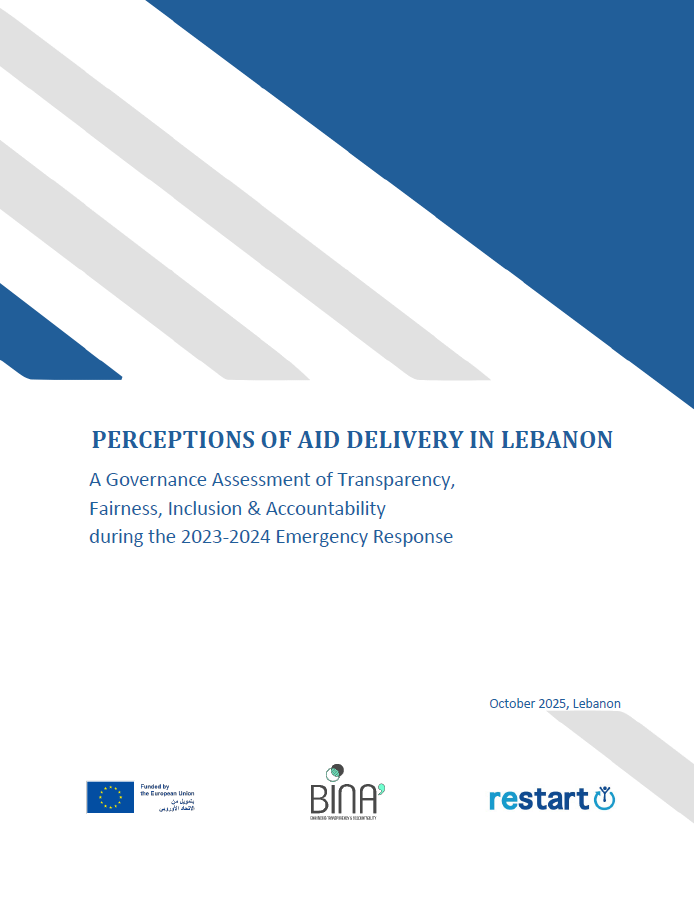 Perceptions of Aid Delivery in Lebanon